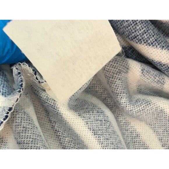 NWT Olivia Matthews Dress Medium Tank Blue White Stripe Nautical Preppy NEW - Picture 5 of 6